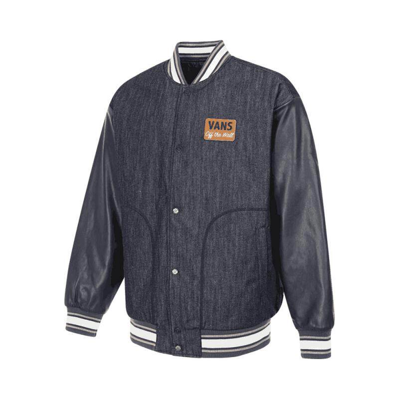 VANS范斯男子DENIM LOGO BASEBALL运动棉服VN000KC0CRF
