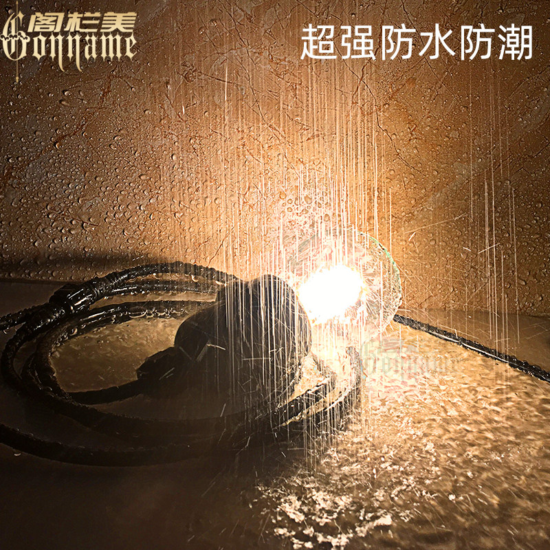 超强户外防水灯头吊装 E27螺口院子耐高温灯口陶瓷座大功率纯铜线