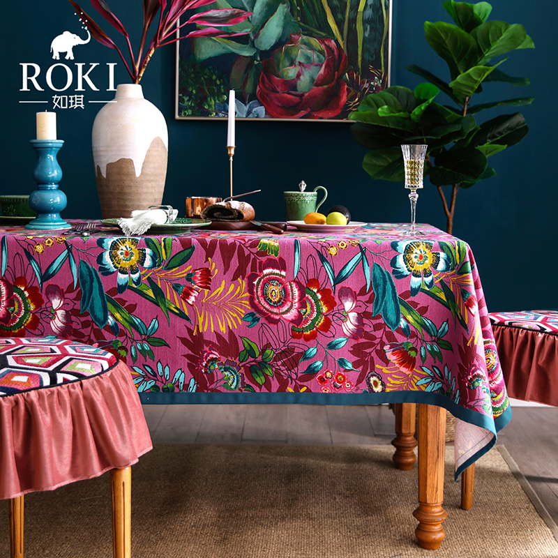 防水桌布如琪棉麻高级