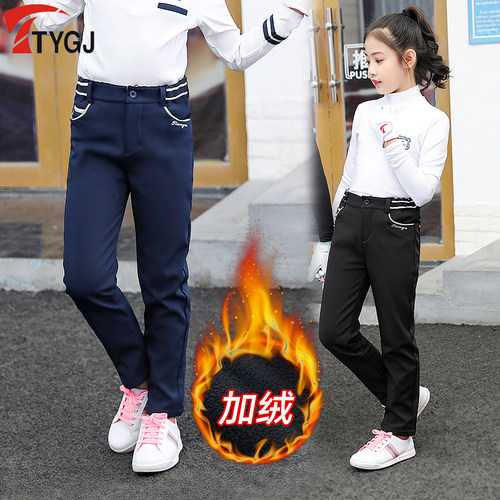 秋冬儿童高尔夫服装加绒运动裤