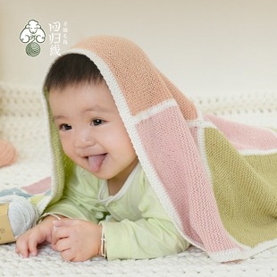回归线童趣 棉线宝宝小盖毯婴儿毛线毯钩织手工编织DIY材料包