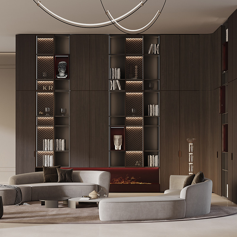 百得胜奥斯汀nature水漆衣柜定制全屋定制卧室轻奢衣帽间家具整体