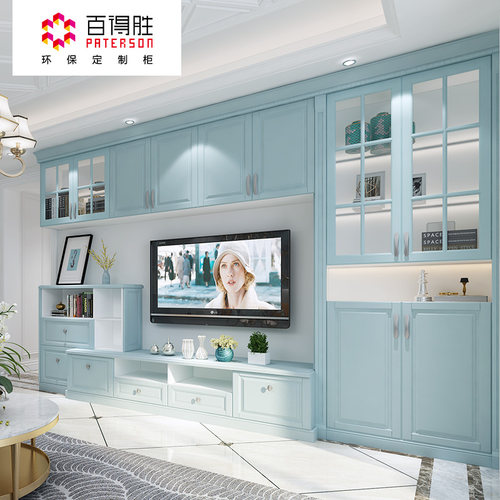 百得胜全屋定制客厅家具餐边柜