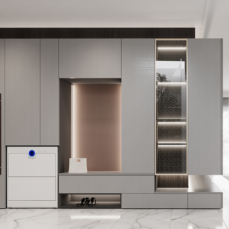 百得胜定制卧室推拉门一体衣柜