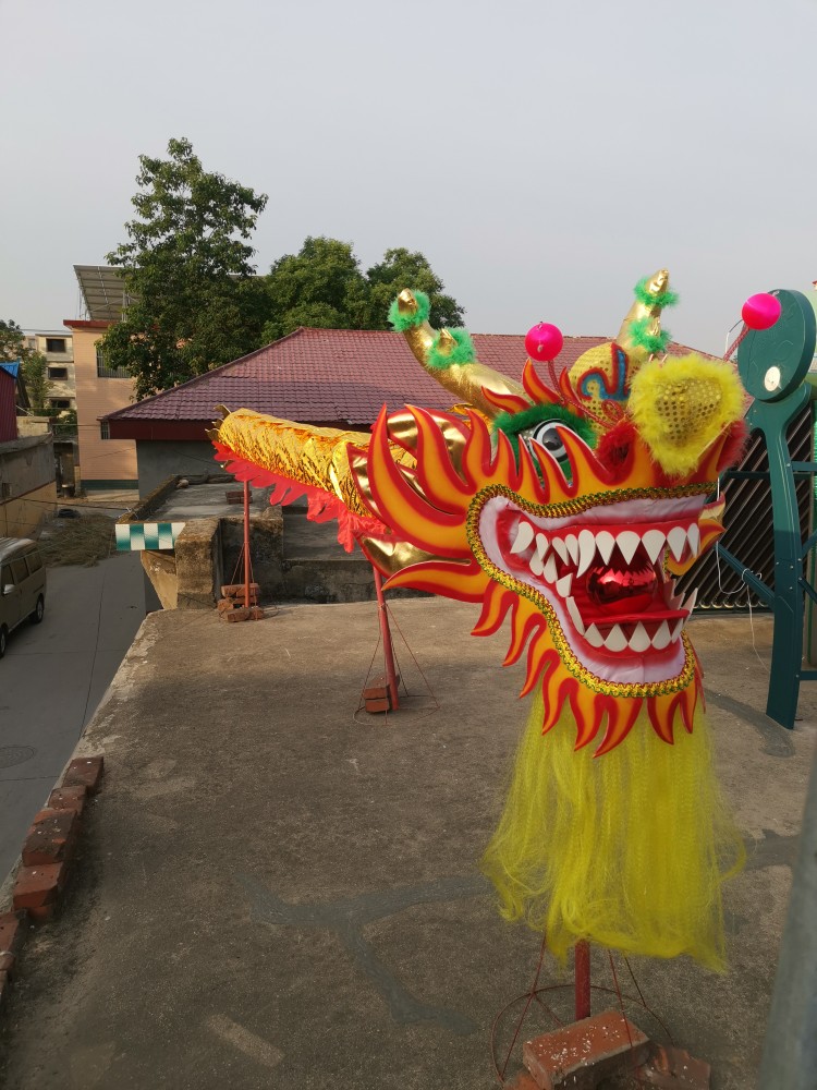 舞龙儿童青龙 舞龙社火钢架料龙头龙尾 舞龙灯光龙庙会龙灯舞龙