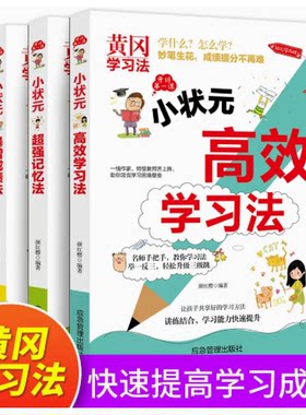 黄冈学习法套装3册小学生
