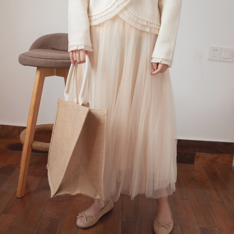 春季半身裙公主群紗裙女高級感半身裙仙女紗裙溫柔中長款在類目 女裝/女士精品, 半身裙中 - 來自Buy2taobao.com提供專業的淘寶代購服務