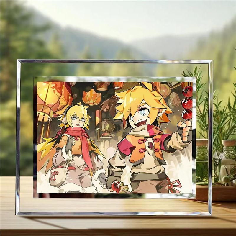 凹凸世界嘉德罗斯周边学生版水晶玻璃相框桌面摆件定制照片礼物