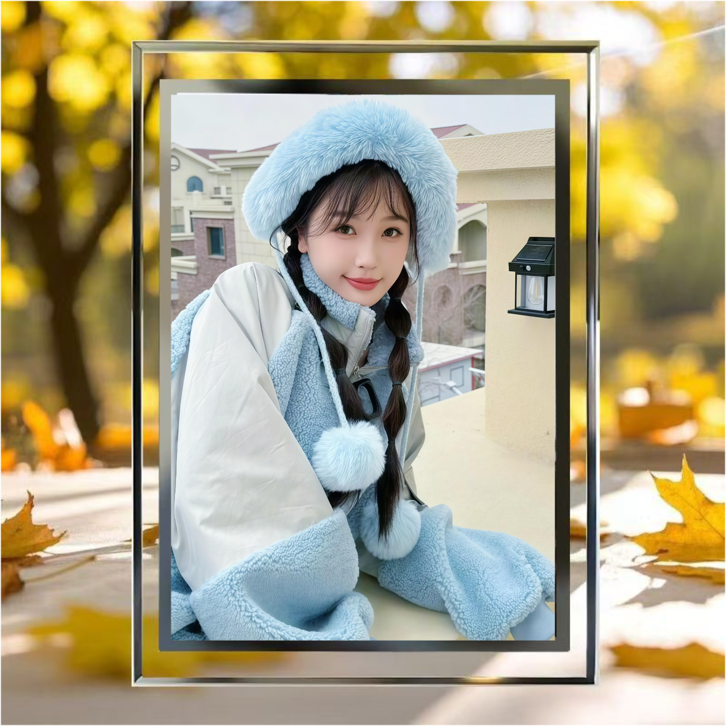 虞书欣周边水晶相框桌面照片立牌写真摆件送朋友精致礼物可定制