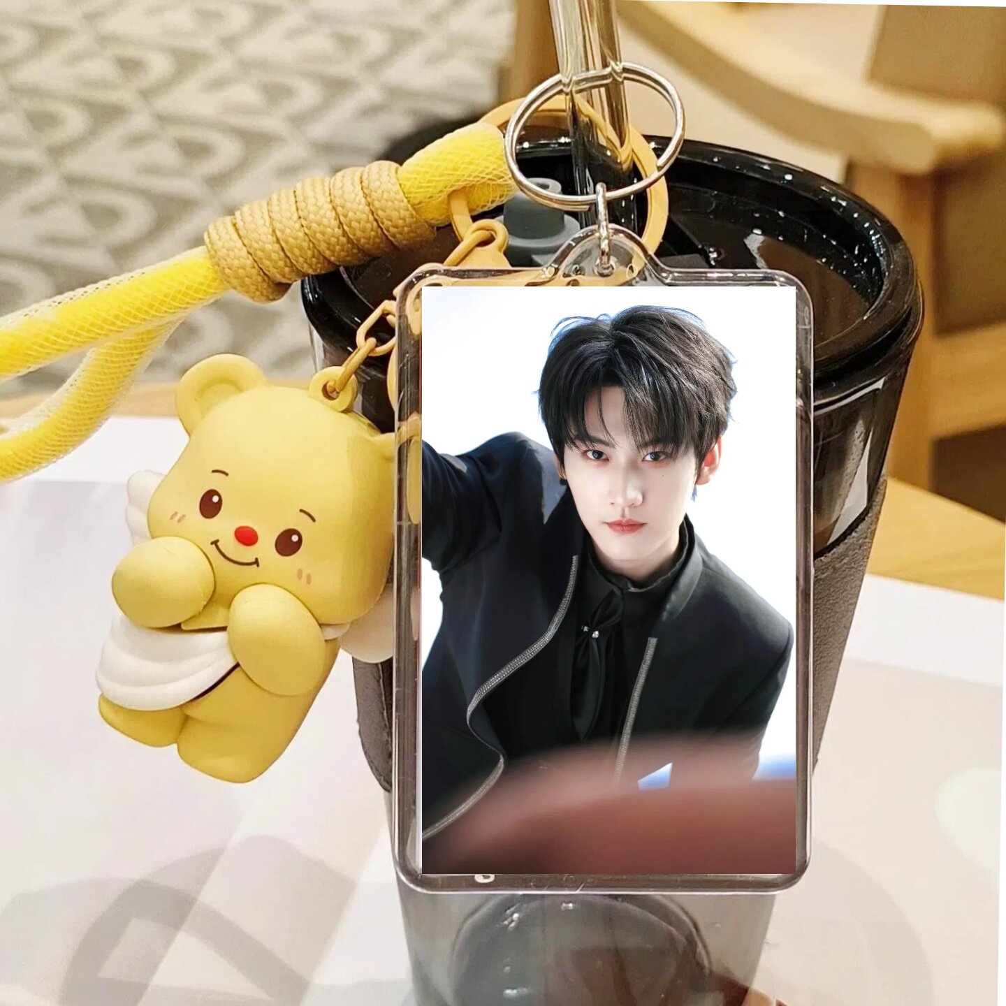 周柯宇钥匙扣书包挂件透明亚克力照片偶像挂件学生礼物挂件,个性定制/设计服务/DIY,磁吸/亚克力/钥匙扣定制,淘宝优惠券,粉丝福利购,淘宝优惠卷