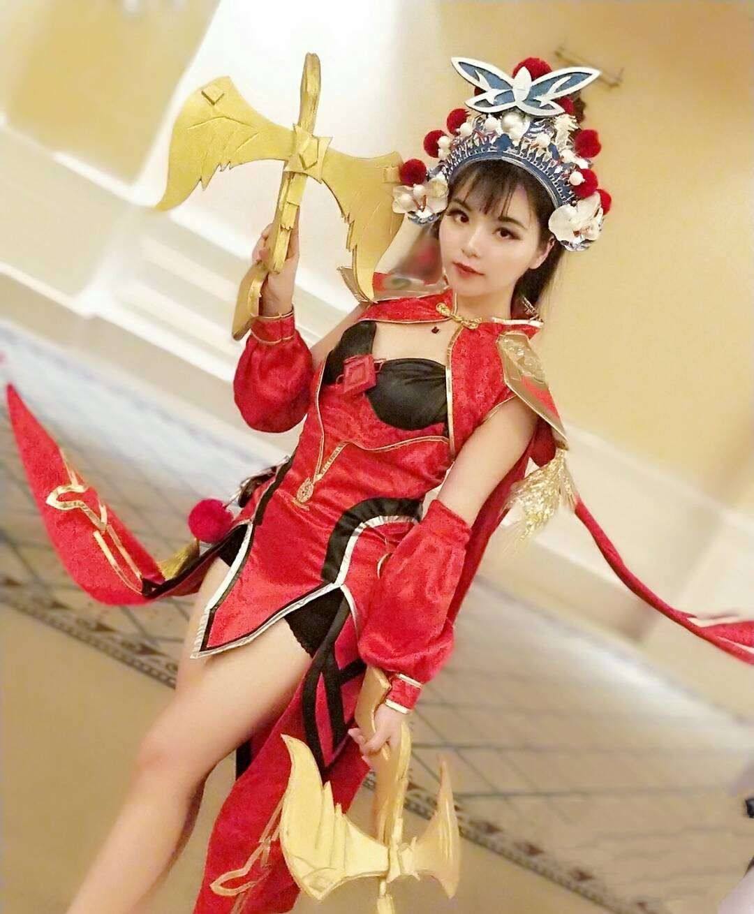 cos服饰王者荣耀游戏【霸王别姬】虞姬cosplay服饰万圣节定制包邮图片