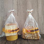 大中号味真美面包袋350克吐司烘焙西点蛋糕透明包装 袋饼干蛋卷袋