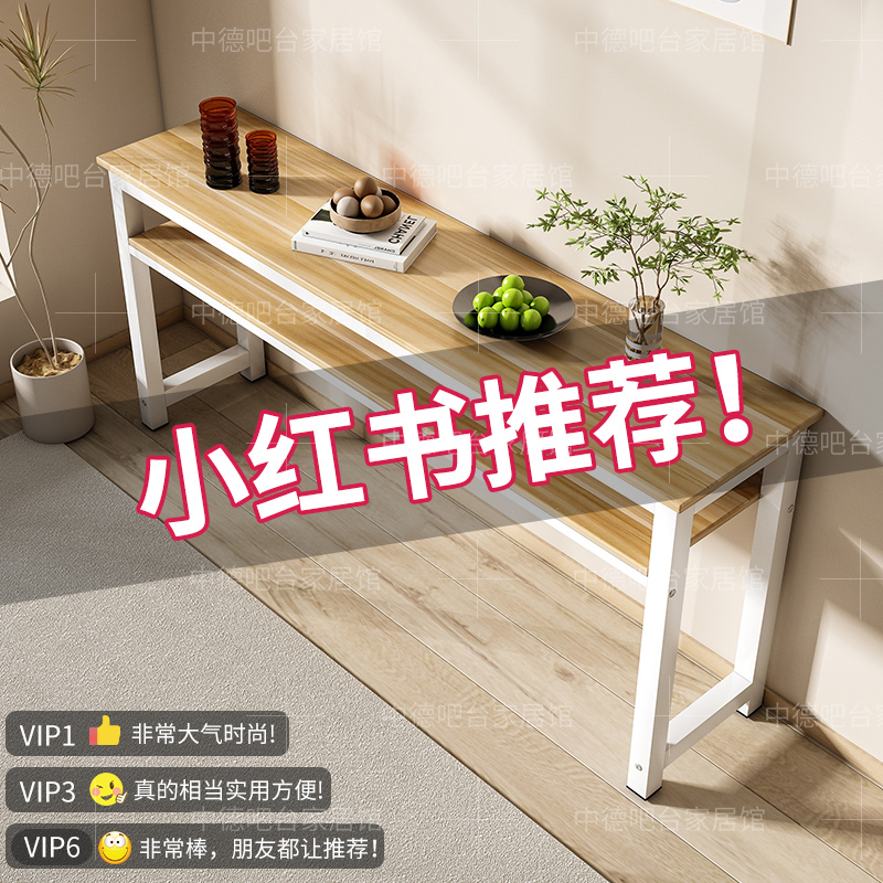 双层书桌写字桌学生培训桌电脑桌加宽桌子长条桌书法桌美甲桌定制