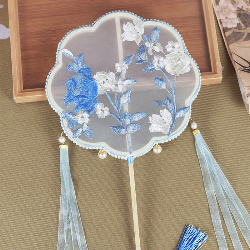 中国风复古舞扇团扇舞蹈扇古典舞表演扇子汉服搭配宫扇长柄团扇子,家居饰品,工艺扇/团扇/喜扇/折扇,淘宝优惠券,粉丝福利购,淘宝优惠卷