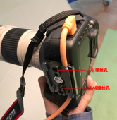 适用于佳能5d3 5D4尼康NikonD810单反索尼Sony微单联机拍摄线夹连接电脑全铝合金相机数据线固线器线夹锁线器