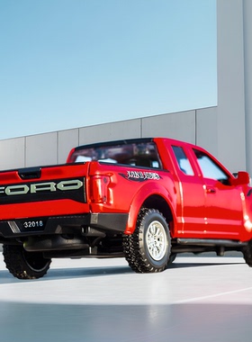 猛禽F150合金皮卡车福特模型儿童玩具车回力小汽车仿真越野车男孩