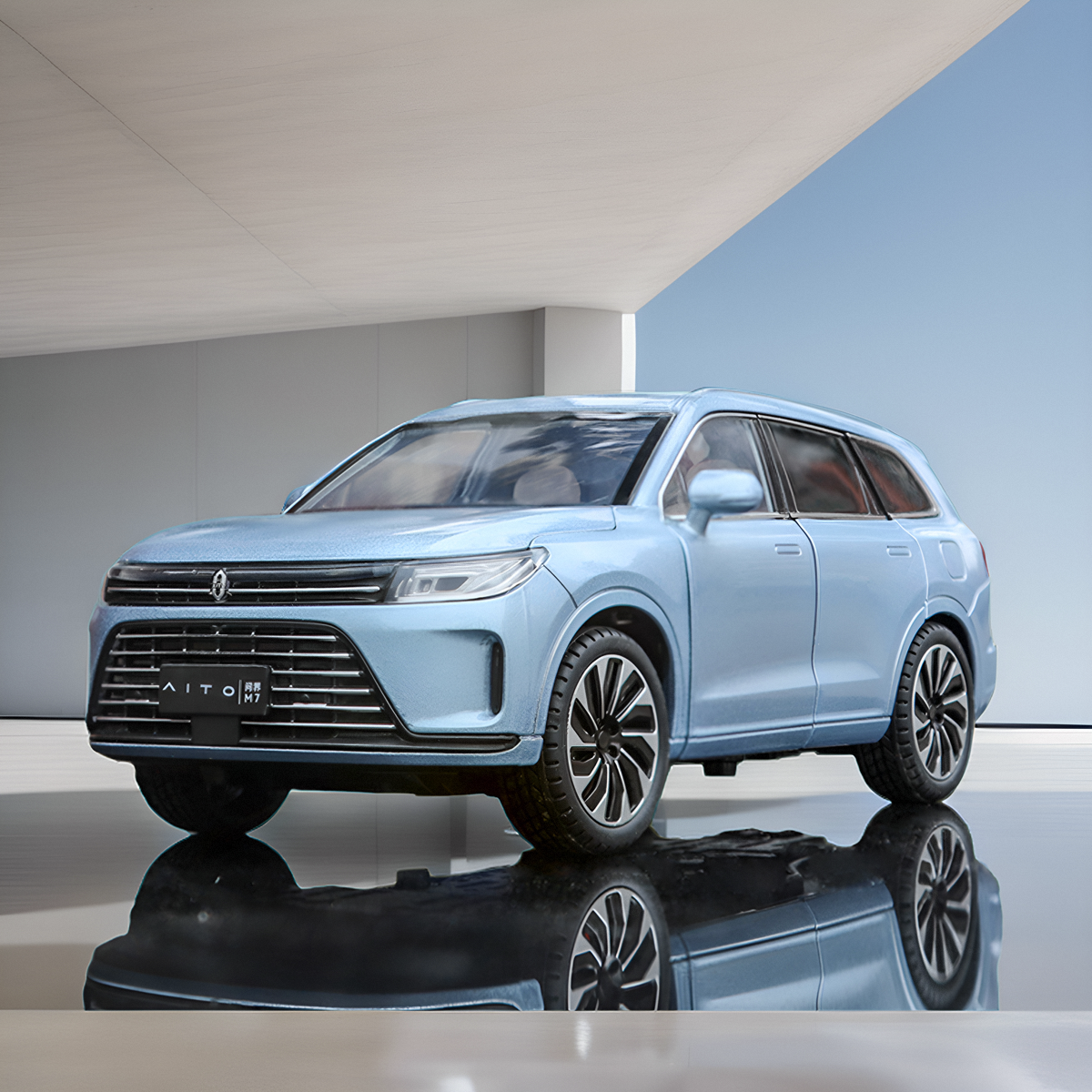 问界m7合金属新能源小汽车模型赛力斯儿童玩具车仿真华为AITO男孩