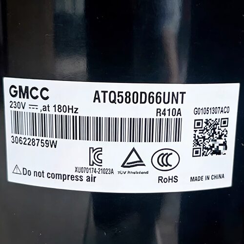 ATQ580D66UNT ATF400D64UMV ATF400D64UMT适用美芝变频空调压缩机