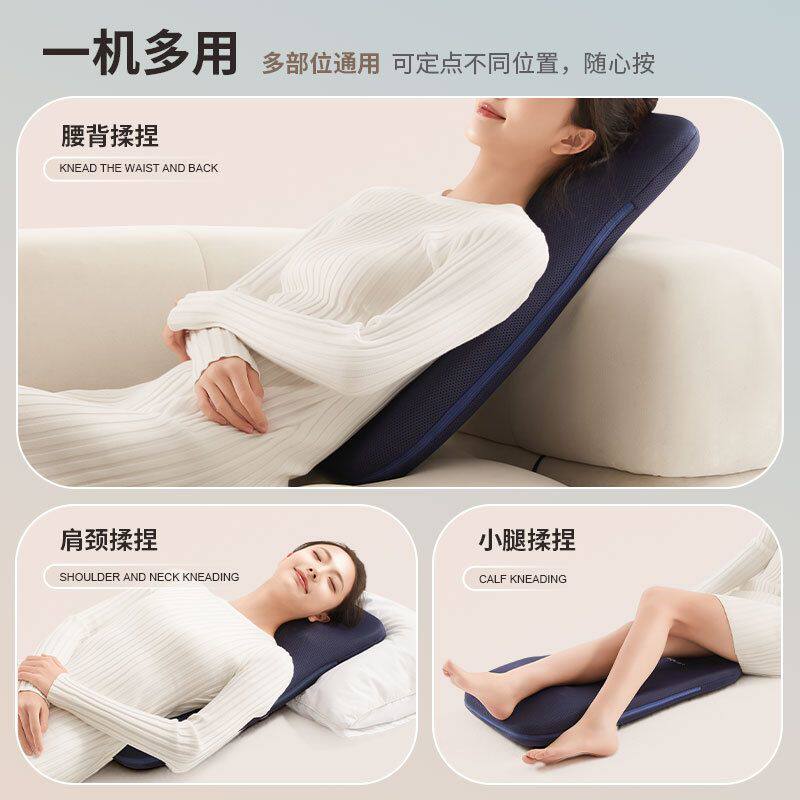 按摩靠垫腰部行走靠背按摩器颈部揉捏按摩枕全身按摩仪背部按摩垫