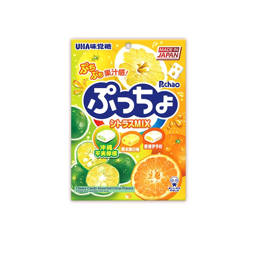 UHA悠哈普超味觉糖柑橘味软糖90g