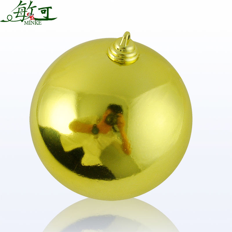 20cm亮光电镀球 圣诞球 酒店装饰品 圣诞彩球橱窗晚会装饰 1个装