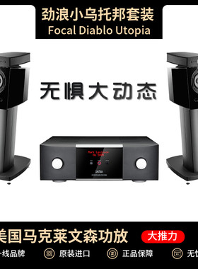 劲浪法国乌托邦进口书架式音箱
