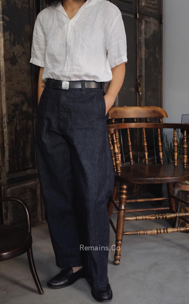 Remains American style Retro navy deck Tannic Western-style trousers leisure time Easy Paige Straight Broad leg Jeansin the Men's clothing, Casual pants  category - from Buy2taobao.com to provide professional Taobao agent buy service