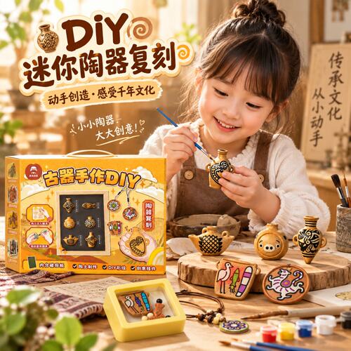 文物复刻手工DIY冰箱贴
