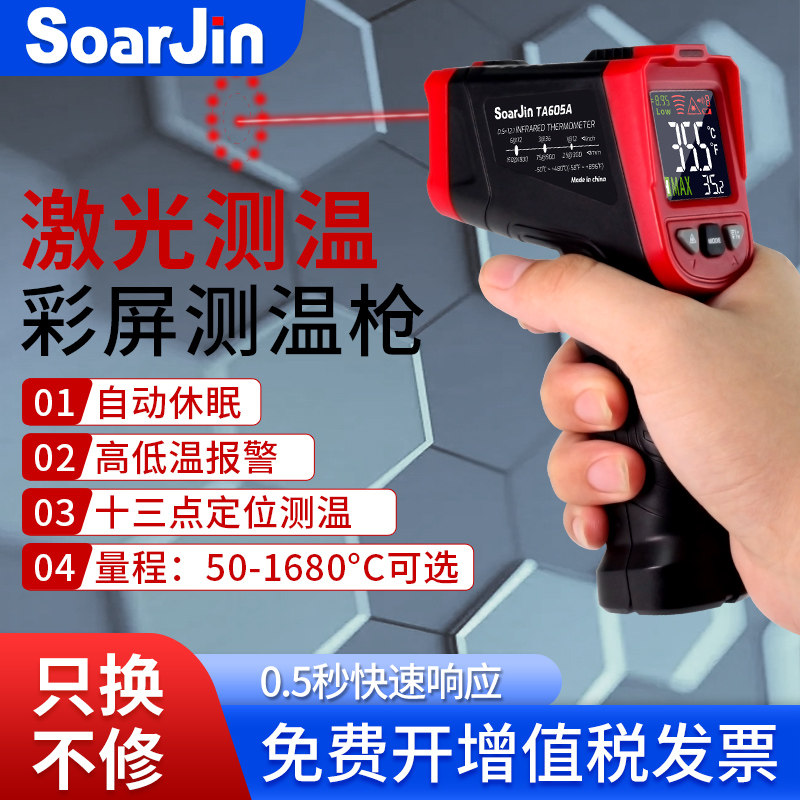 红外线测温枪商用烘培油炸水温工业厨房高精度油温枪无线测温仪,五金/工具,测温仪,淘宝优惠券,粉丝福利购,淘宝优惠卷