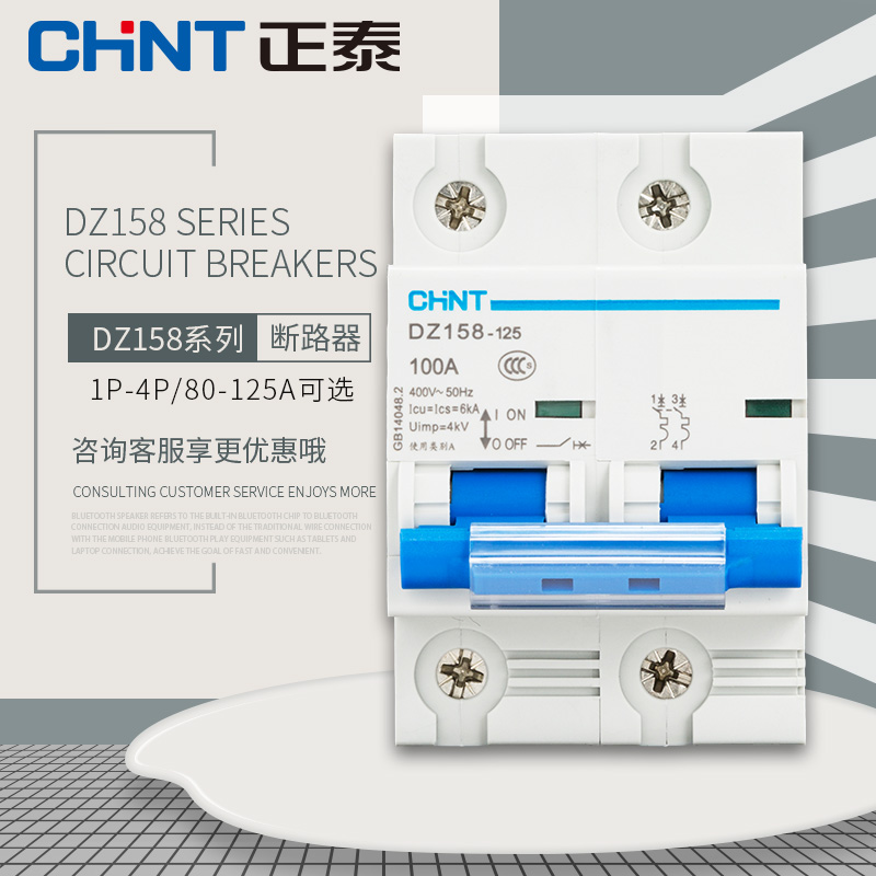 正泰大功率过载电闸小型断路器