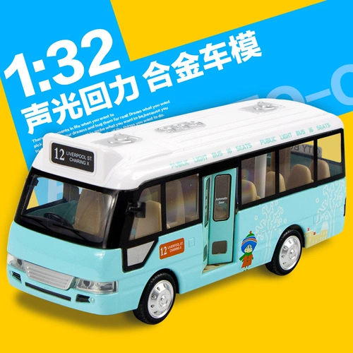 彩珀 Warrior, легкосплавный автомобиль, реалистичная модель автомобиля, автобус со светомузыкой, интеллектуальная игрушка, игрушечная машина