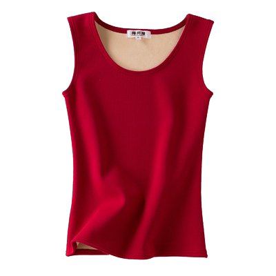 冬季加厚加绒保暖背心塑身防寒棉