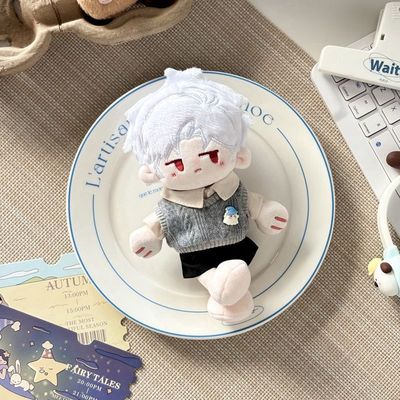 15cm捶锤体10cm娃衣站姿棉花娃娃衣正常体海星体毛绒公仔衣服套装