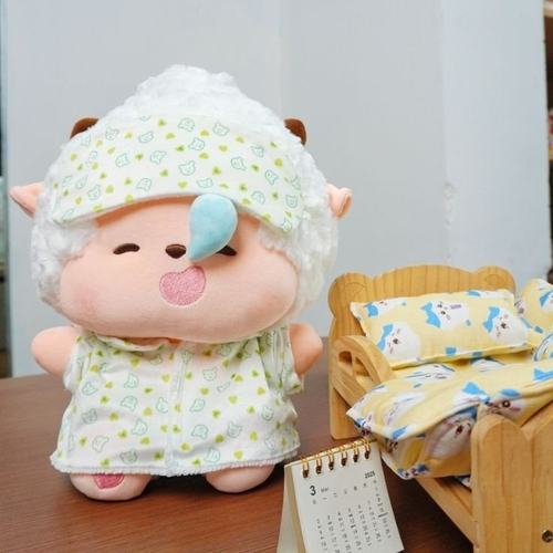 懒羊羊娃衣喜羊羊与灰太狼抱抱公仔毛绒玩具衣服玩偶35cm娃衣现货