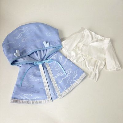 哪吒敖丙10cm20cm40cm一翻赏坐姿棉花娃娃衣四十厘米公仔玩偶衣服