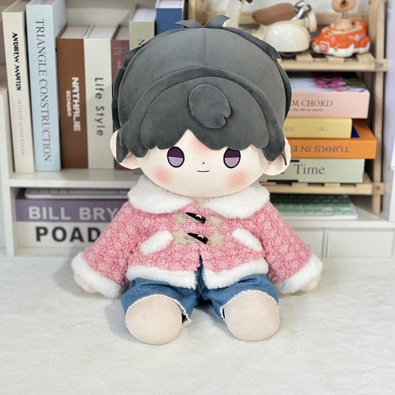 菠萝泡芙娃衣套装四十厘米棉花娃娃坐姿40cm娃衣一番赏玩偶换装服