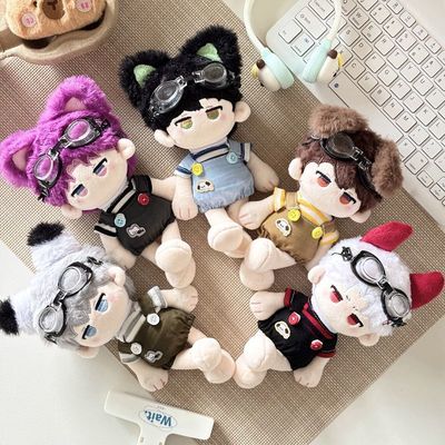 捶捶体15cm棉花娃娃效游季娃衣站姿正常体毛绒玩偶公仔换装套装服