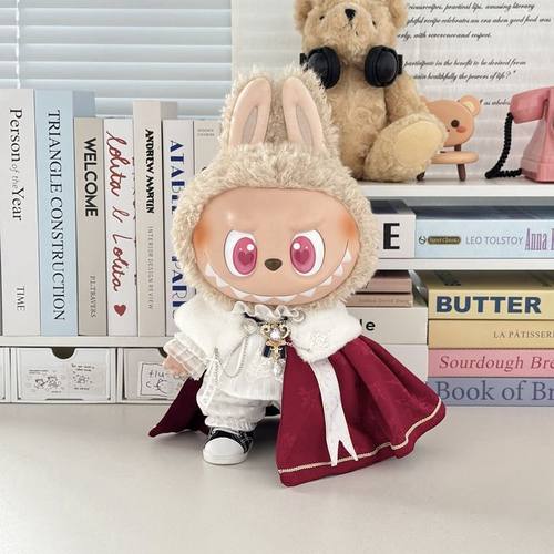 适合LABUBU站姿38cm搪胶娃娃衣服拉布布毛绒潮玩逐日之深娃衣仅衣