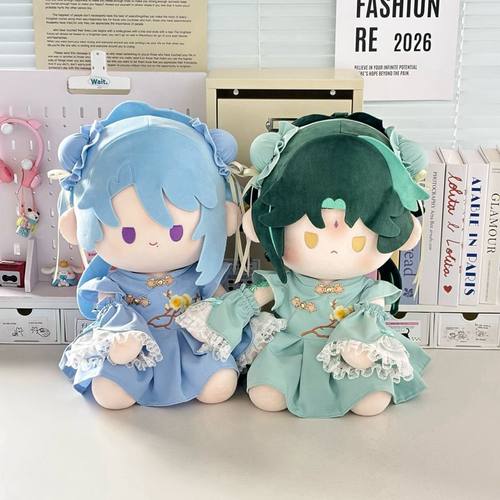 梅花玉兔娃衣20cm40cm娃衣坐姿一番赏棉花娃娃衣正常休毛绒公仔服