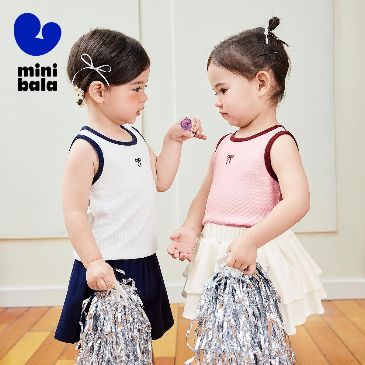 迷你巴拉巴拉女童背心宝宝夏装莫代尔不闷汗甜美透气不易变形T恤,童装/婴儿装/亲子装,背心吊带,淘宝优惠券,粉丝福利购,淘宝优惠卷