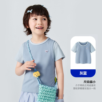迷你巴拉巴拉男女童短袖t恤裤子夏季速干儿童上衣短裤打底裤合集 — 1