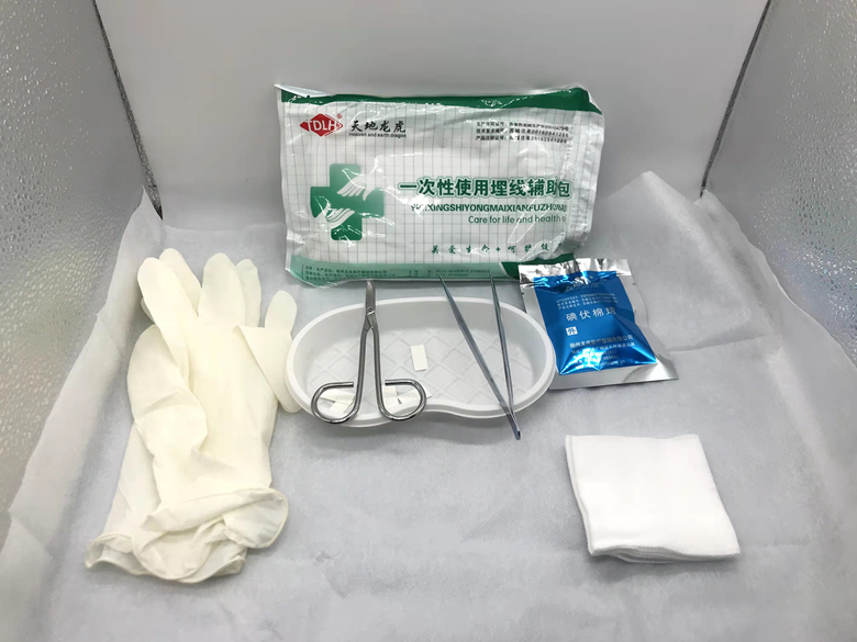 一次性辅助穴位埋线无菌剪刀