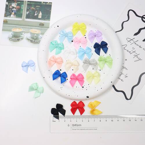 蝴蝶结1CM双面涤纶带扎线