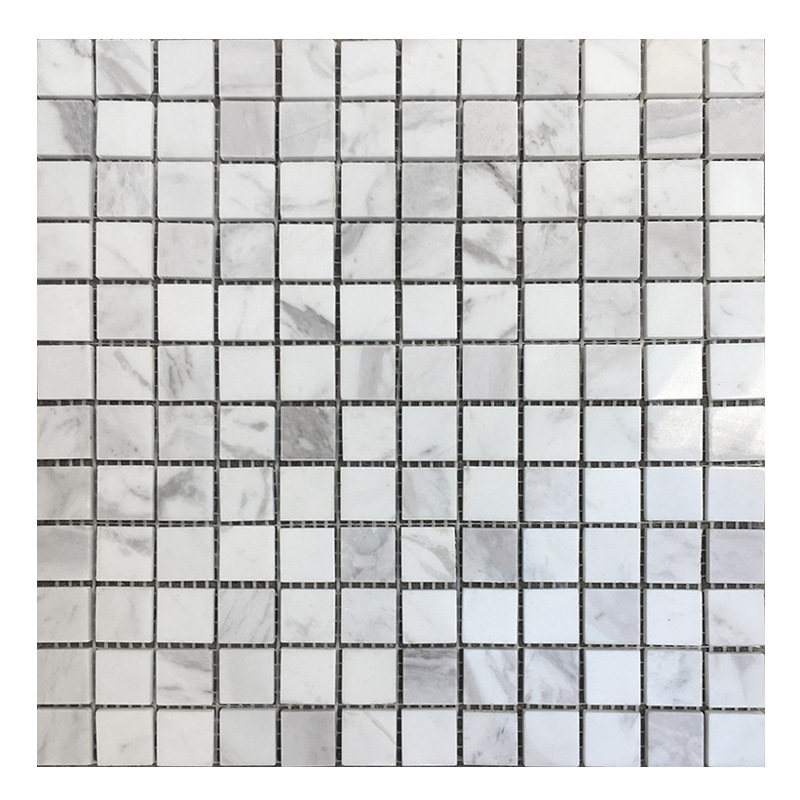 爵士白23x23天然大理石材马马赛克