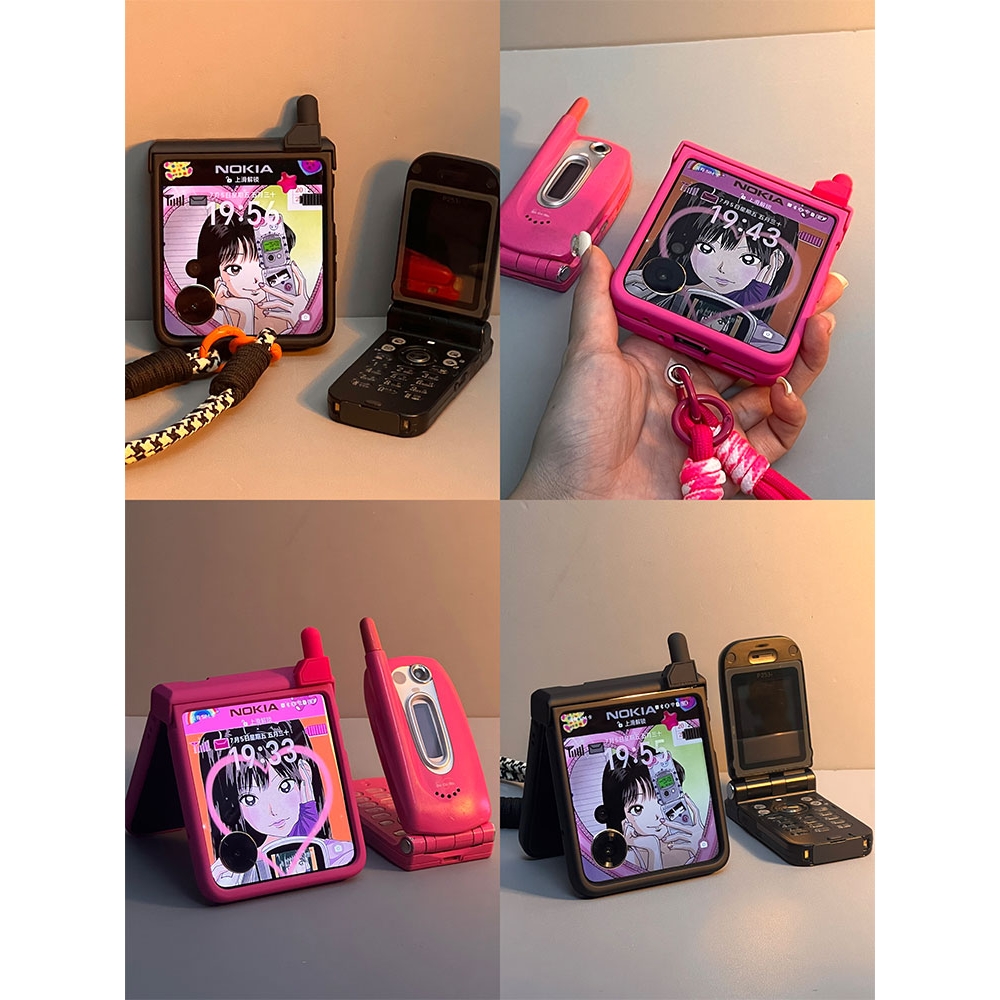 适用小米MIXFlip2手机壳华为PuraX折叠屏pocket2荣耀MagicVFlip2壳膜一体三星zflip7/6中轴razr60/50女n3flip