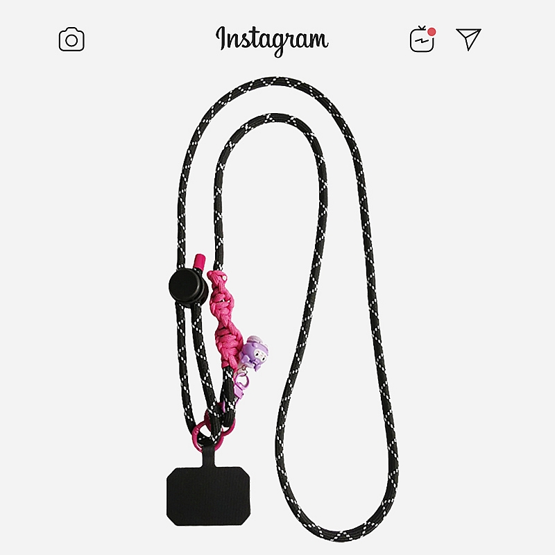 手机挂绳斜挎可背肩带长款调节挂脖挂链时尚户外百搭壳包包通用女