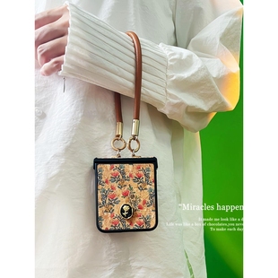 适用小米MixFlip2折叠屏手机壳荣耀MagicVFlip中轴保护Razr60三星zflip6 7斜跨n3flip华为novaflip女pocket2