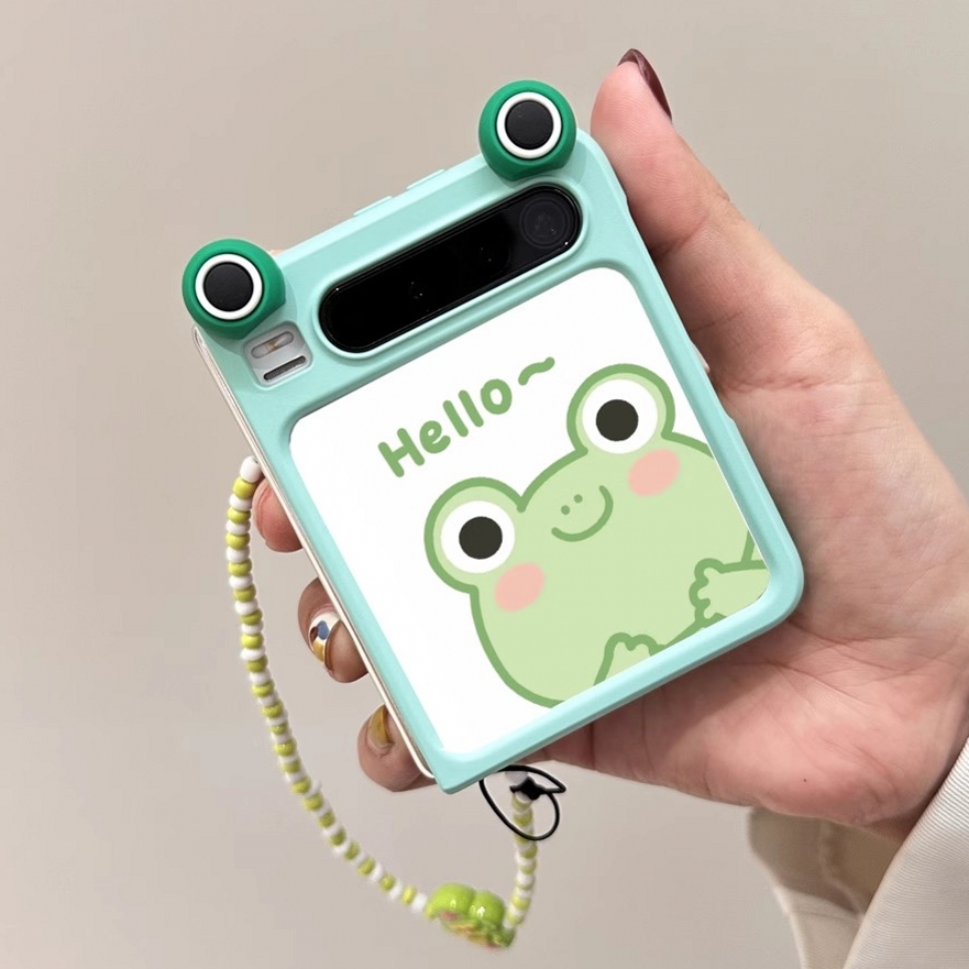 可爱青蛙适用华为pura X手机壳阔折叠屏purex创意折叠支架purax小折叠屏新款pura x保护壳pura x超薄全包防摔