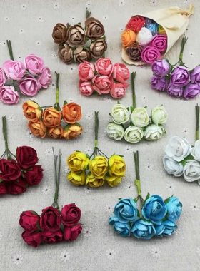 婚庆绢花diy手工仿真婚庆绢花