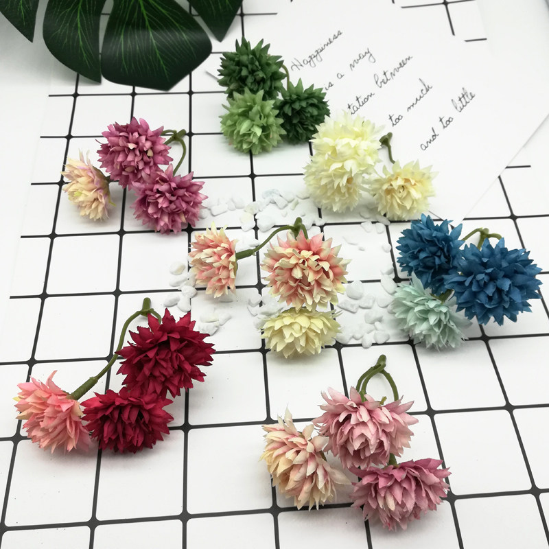 2019新款小球仿真花婚庆图片